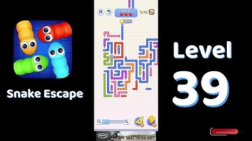 Snake Escape Level 39 Walkthrough 🐍 | Calm Puzzle Escape Game | SolutionGuruji