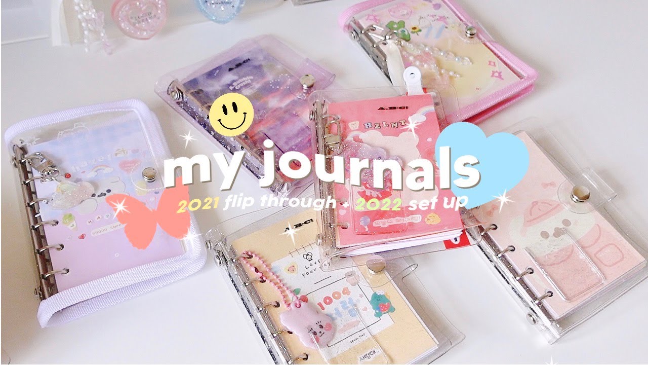 my journals 💗 six ring binder flip through + 2022 set up
