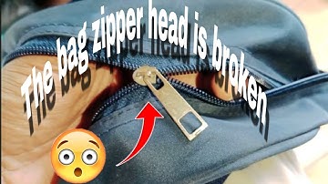 cara mengganti kepala resleting tas #viralvideo #video #trending