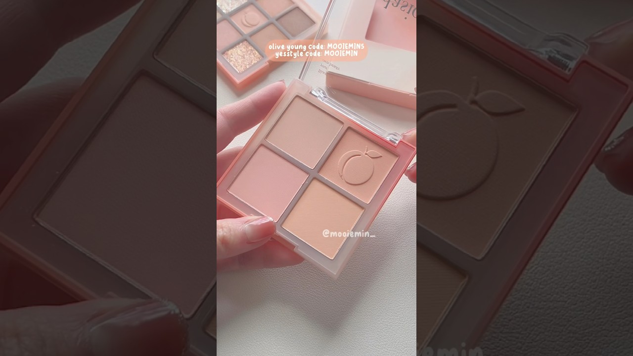 🍑 dasique blending mood cheek in peach blending~ 