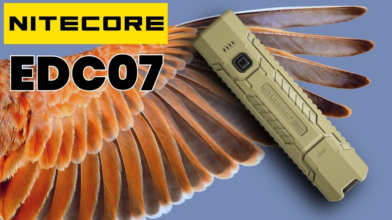 Nitecore EDC07 - Тонкий сверхлегкий фонарик для повседневного использования