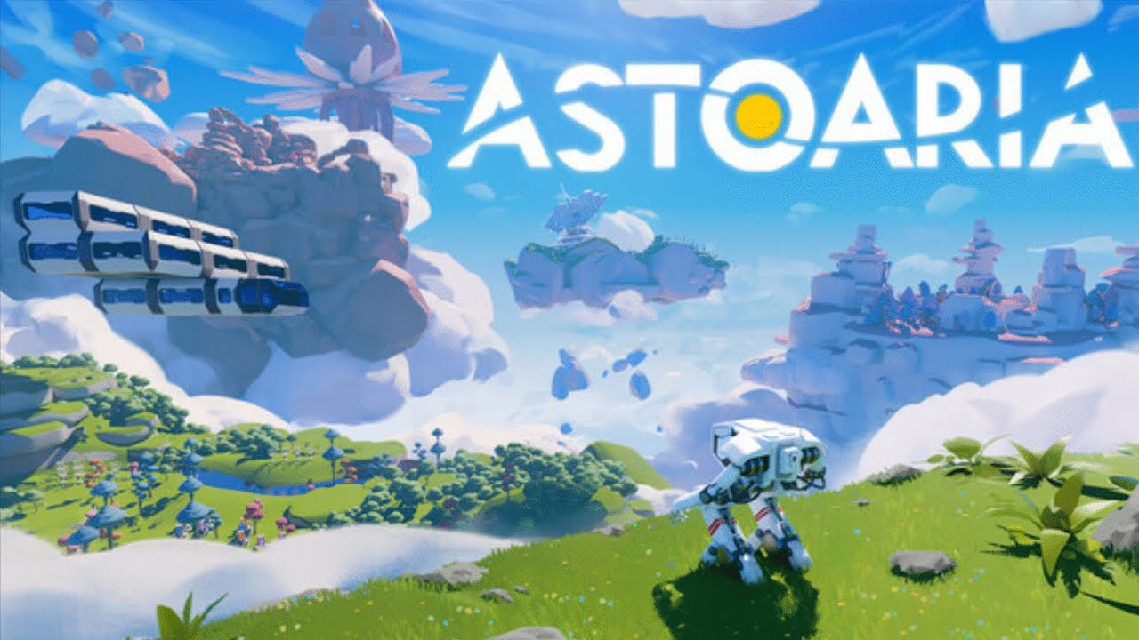 Making A Spaceship Base in this Beautiful New Sandbox Survival Game!! - Astoaria (Demo)