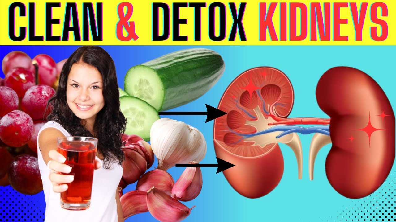 Top 21 Foods & Drinks to Detox and Cleanse Your Kidneys - YouTube