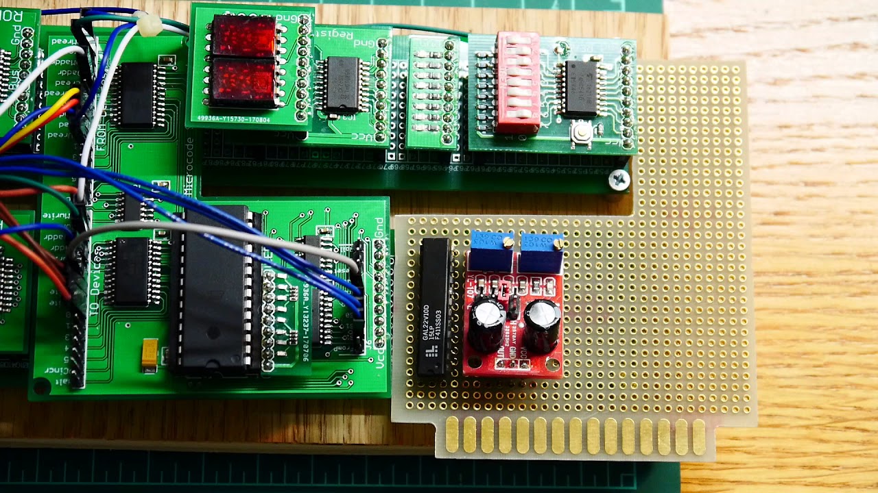 #119 TTL CPU clock board - YouTube