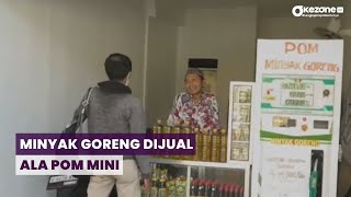 Goks! Minyak Goreng Dijual Pakai Pompa Bensin Bikin Laris Manis #okezone #minyakgoreng