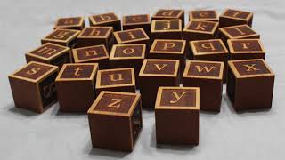 Making Alphabet Blocks