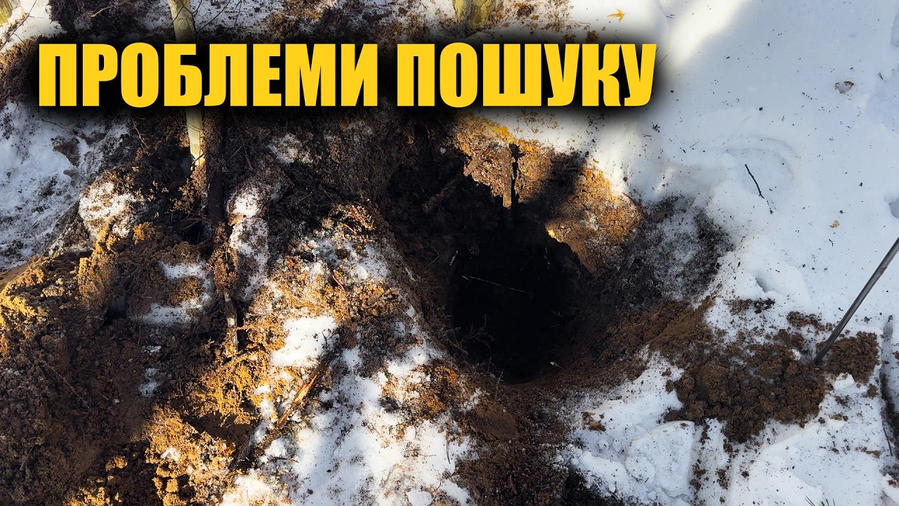 Коли це закінчиться? Зимовий пошук із металошукачем в Україні