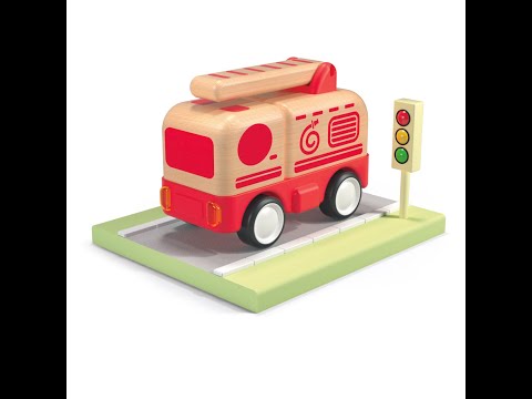 WANBORNS WOODEN FRICTION TRUCK WITH SOUND AND LIGHT
