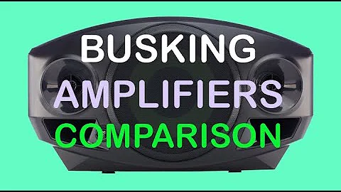 Busking Amplifiers Comparison - Roland AC-33, Sams...