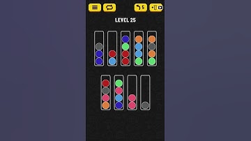 Ball Sort Puzzle - Level 25 Solution (Less than 1 Minute!)