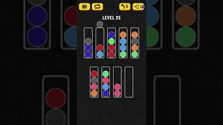 Ball Sort Puzzle - Level 25 Solution (Less than 1 Minute!)