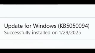 How To Install Update Kb5050094 On Windows 11 Fix Update Kb5050094 Not ...