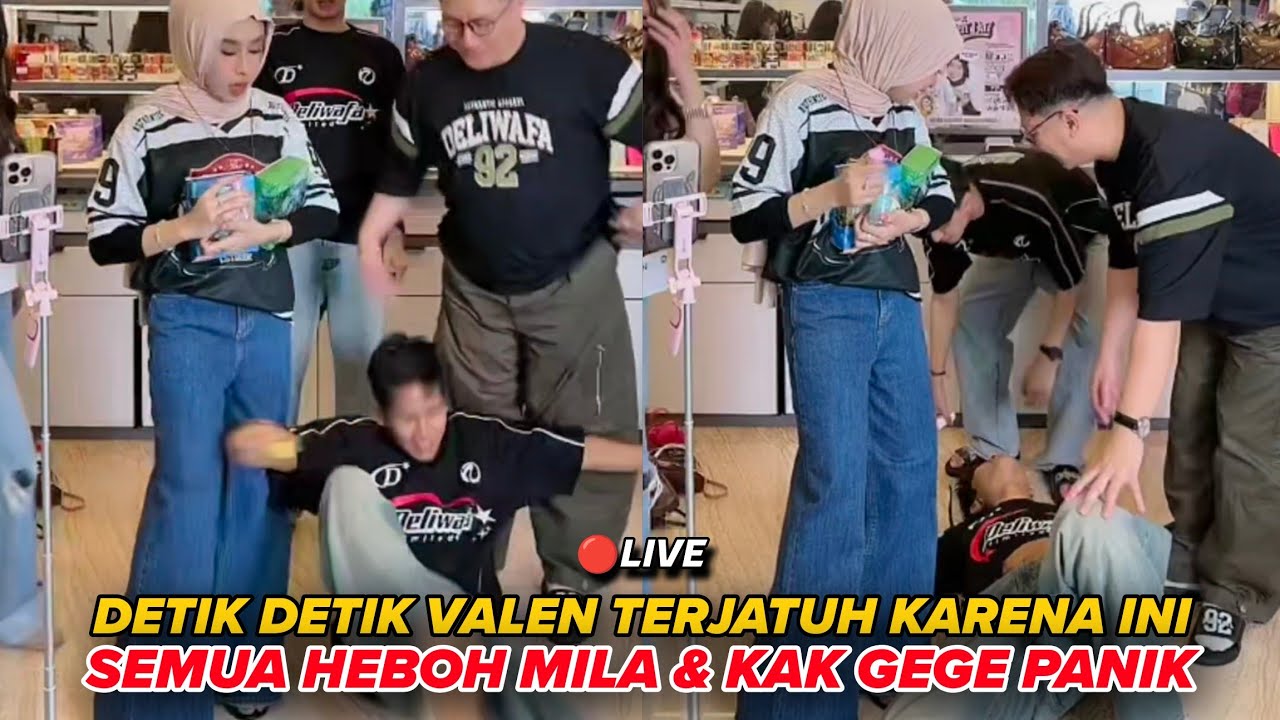 DETIK DETIK Valen Terjatuh‼️Mila & Kak Gege Panik Ternyata Karena ini