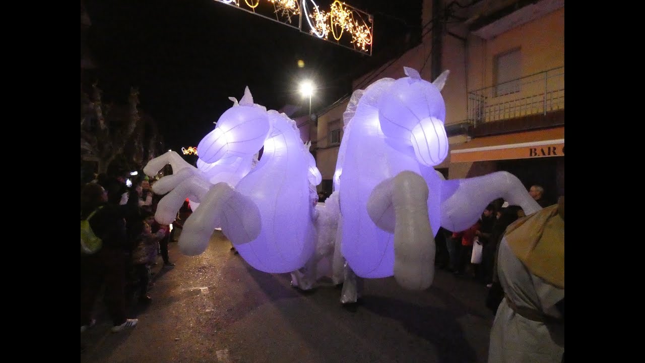 Lux Equorum (Caballos Led) - Cabalgata Reyes Premià de Mar 2020 (Eventiart)