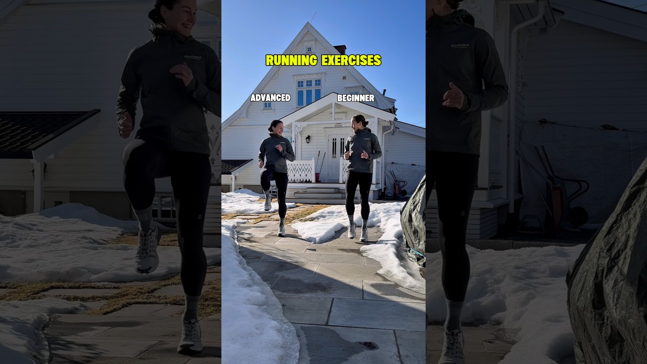 3 Running Exercises 🔥 Choose Between Advanced & Beginner Version! #runningtips