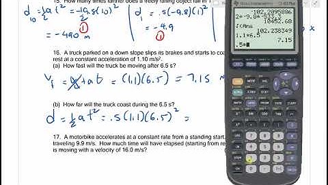 Physics 11 U3 Quiz 4 Answers