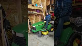 John Deere LT155 Riding Lawn Mower (Cold Start) John Deere LT155 Riding Lawn Mower (Cold Start)