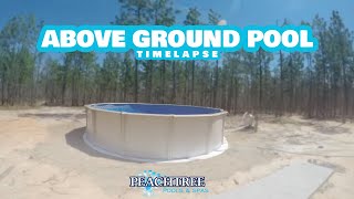 Above Ground Pool Time Lapse
