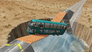BeamNG.Drive  - Cars vs Suspension Bridge #4 screenshot 5