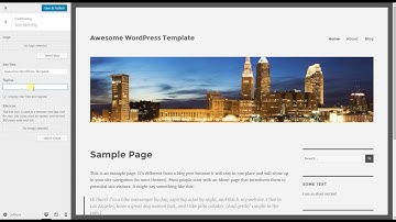 WordPress Tutorial - Changing the Site Header and Tagline
