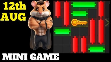 12 August mini game puzzle solved Hamster Kombat  || Mini Game Made Easy! Hamster Kombat | Take 🗝Key