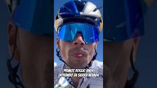 Primoz Roglic anda entrando en Sierra Nevada 🏔️ Saludos, Primoz #Ciclismo #RideBikeMx #Cycling