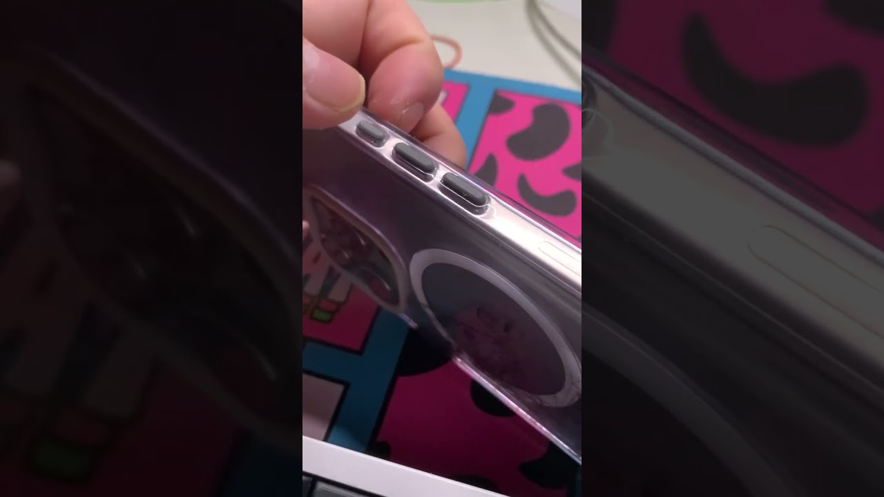 Rhinoshield clear case wobbly buttons iphone 15 pro