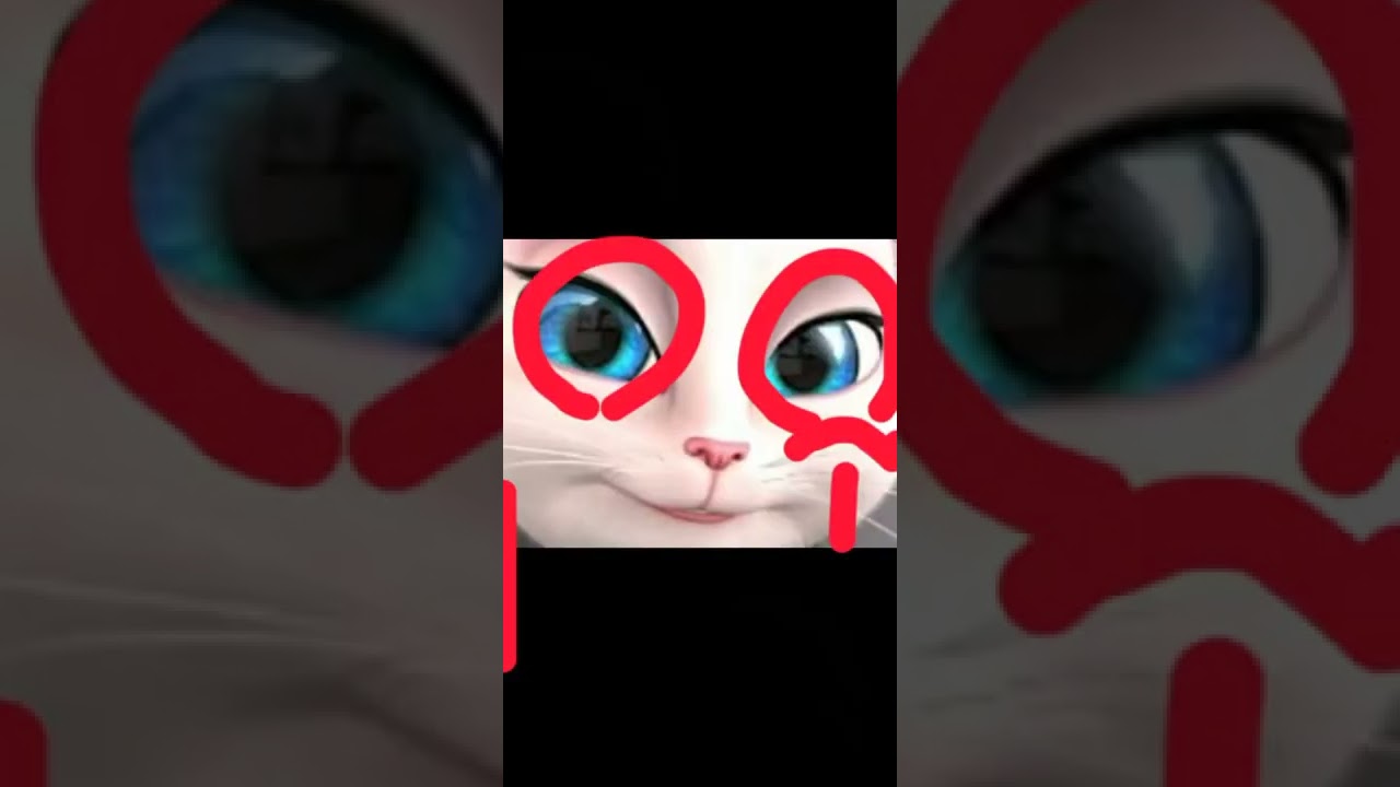 creepy talking Angela eyes 😱👀