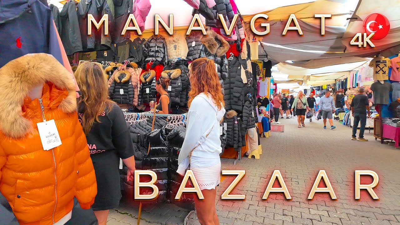 Manavgat 🇹🇷 November MONDAYS BAZAAR  📍 TÜRKIYE Antalya 4K Walking Tour near Side Antalya