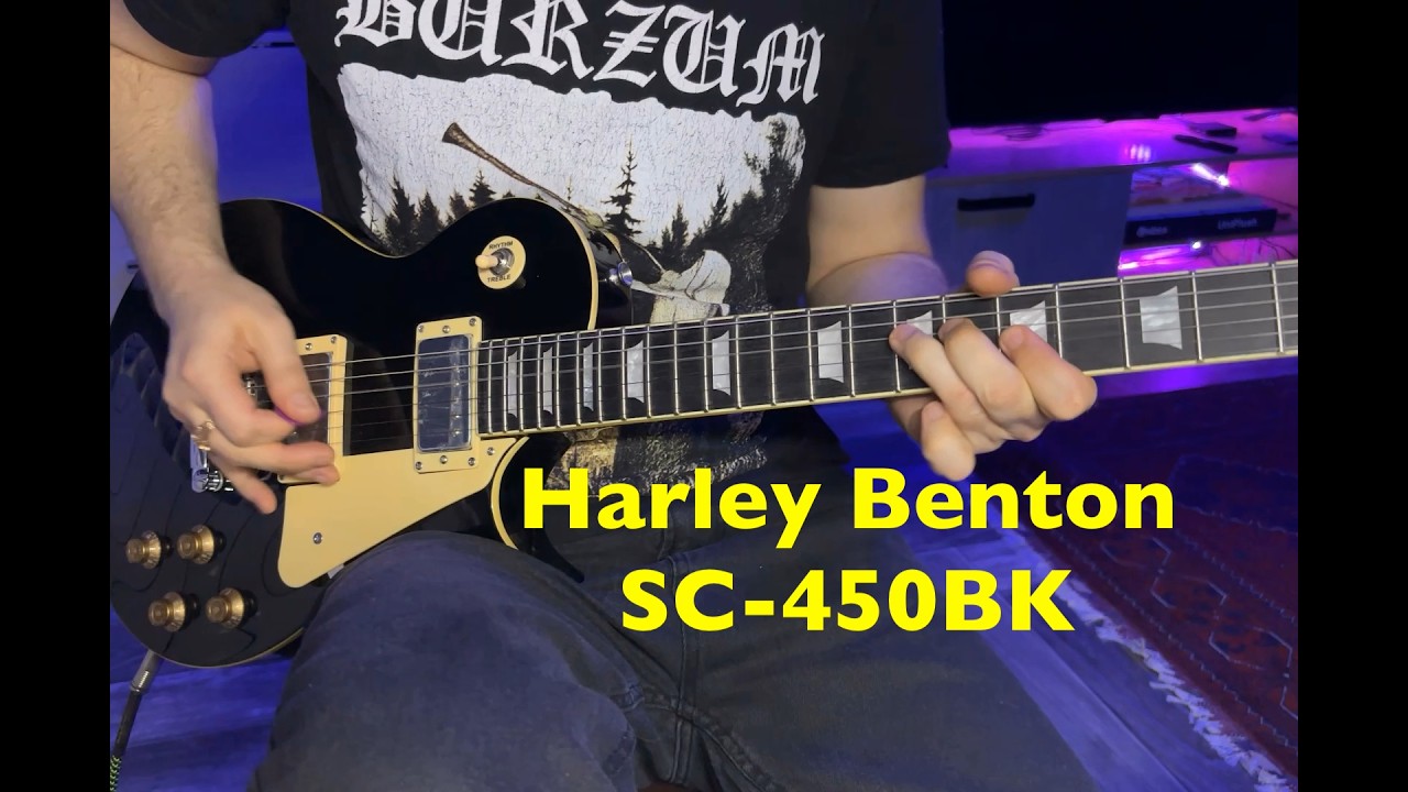 Обзор Harley Benton SC 450 BK