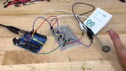 1 FSR Sensor and 1 LED