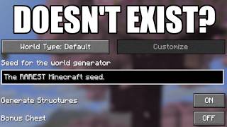 Minecraft's rarest seed DOESN'T exist