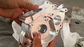 rdm motorized bicycle cnc saw engine case  unboxing