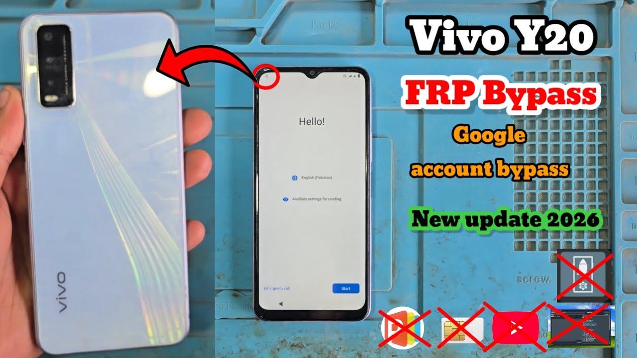 Vivo y20 frp bypass Android 13 new update 2026 