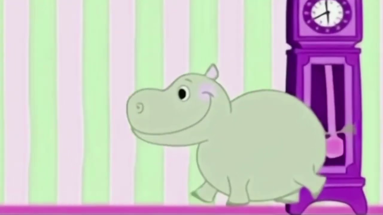 Color hippo 🦛 Hickory dickry dockk song 5 | Honey Nursery Rhymes & kids songs.