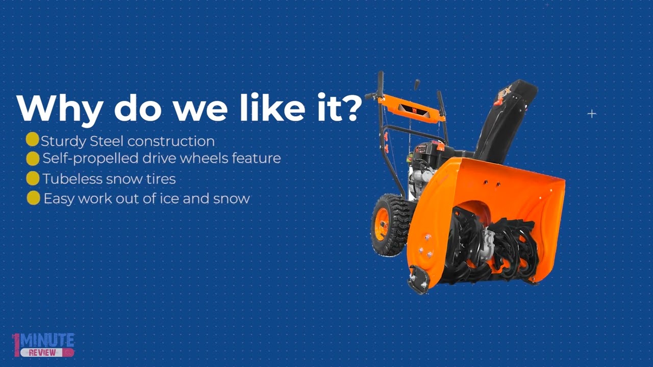 WEN SB24E Review | 24-Inch 212cc Two-Stage Self-Propelled Gas-Powered