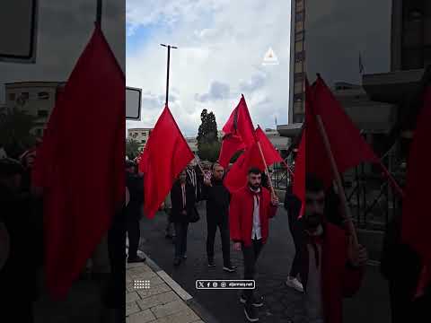 متابعة الجرمق جانب من موكب جنازة رئيس الجبهة وعضو الكنيست السابق عصام مخول