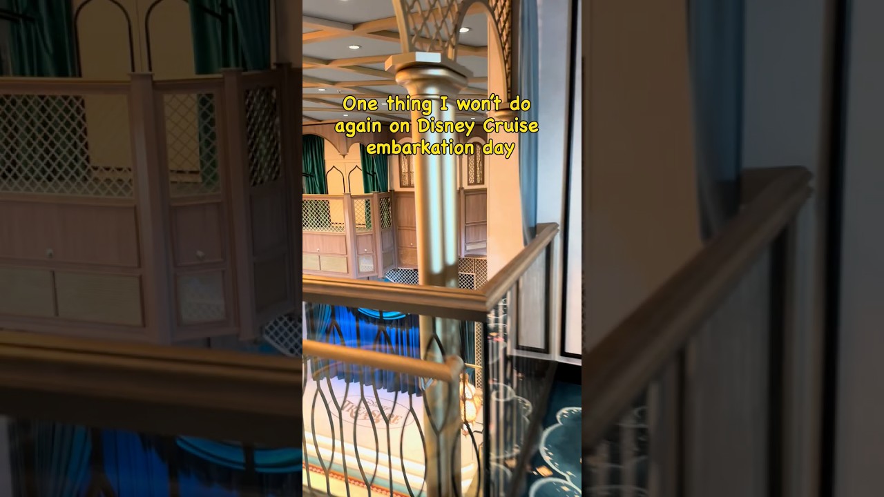 Disney cruise embarkation tip! !