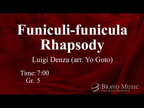 Funiculi Funicula Rhapsody Reduced Instrumentation By Luigi Denza Arr Yo Goto 