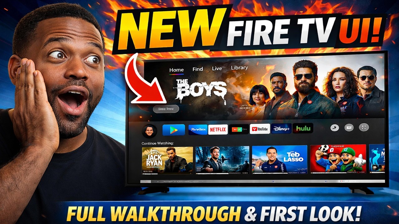 🔥 The NEW Fire TV UI Is Here! Full Walkthrough & First Look - YouTube
