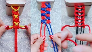 15 Braided rope bracelet making instructions  12個編織繩手鏈製作教學