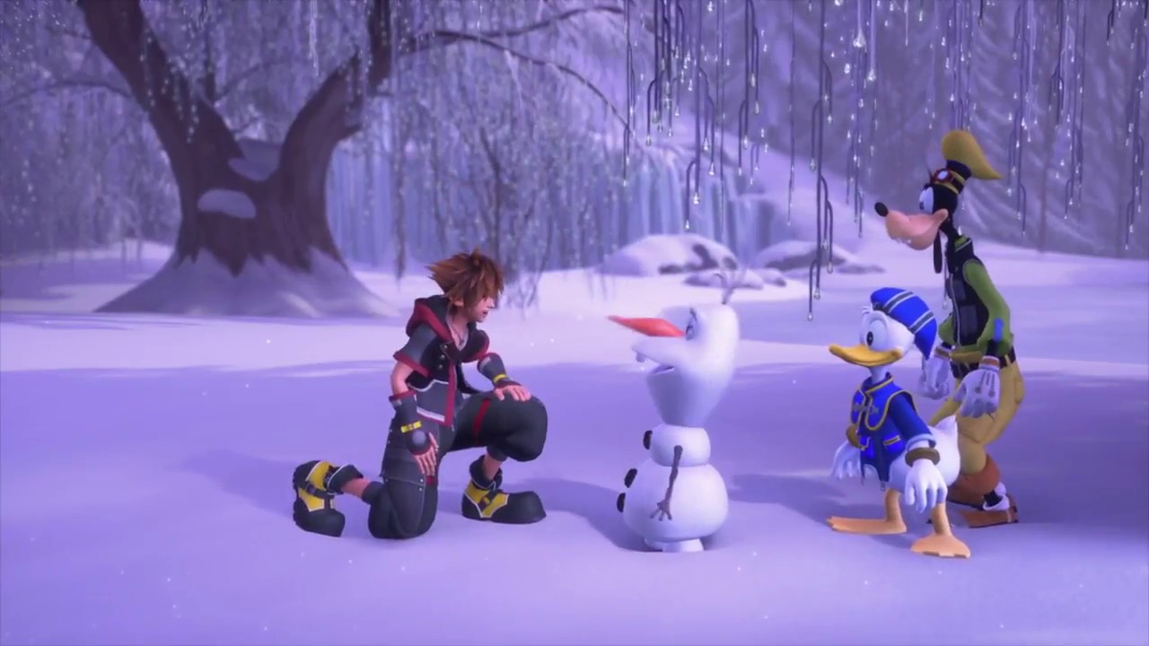 Kingdom Hearts 3 - A walking talking snowman!