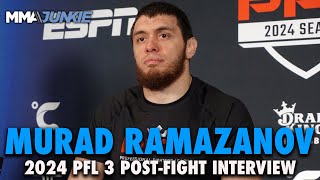 Murad Ramazanov Lauds Nurmagomedov Training Camps for PFL Debut Win | 2024 PFL 3