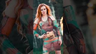 International Fashion Model Inga Catwalk In Slowmotion Of Outfit 17
