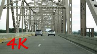⁴ᴷ Martin Luther King (Veterans) Bridge eastbound [4K VIDEO]
