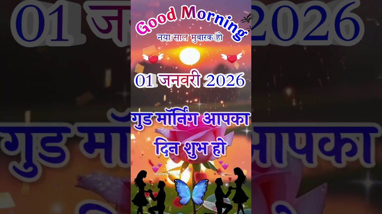 good morning 🌞 Happy New year good morning 🥳 New year good morning 🌞 