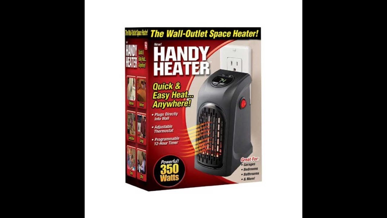 Handy Heater Wall Outlet Space Heater Review YouTube