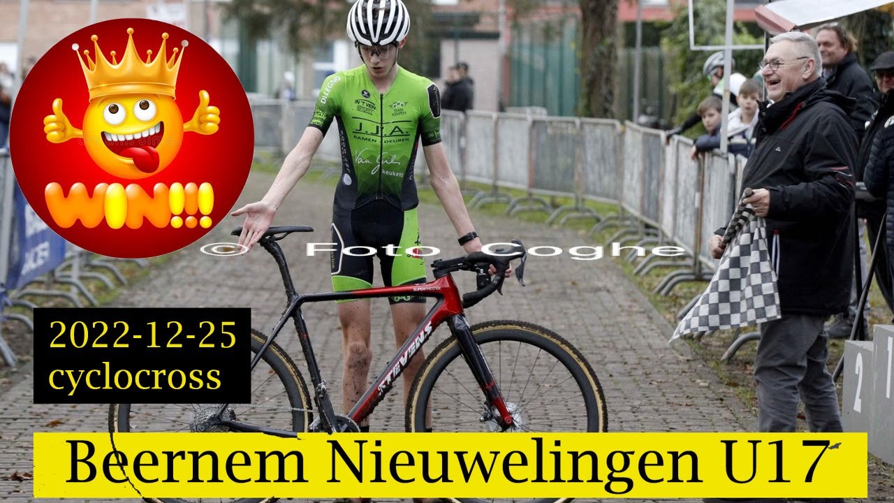 Cyclocross // cx // Beernem // Eerste jaars nieuwelingen // U17 // 2022 12 25