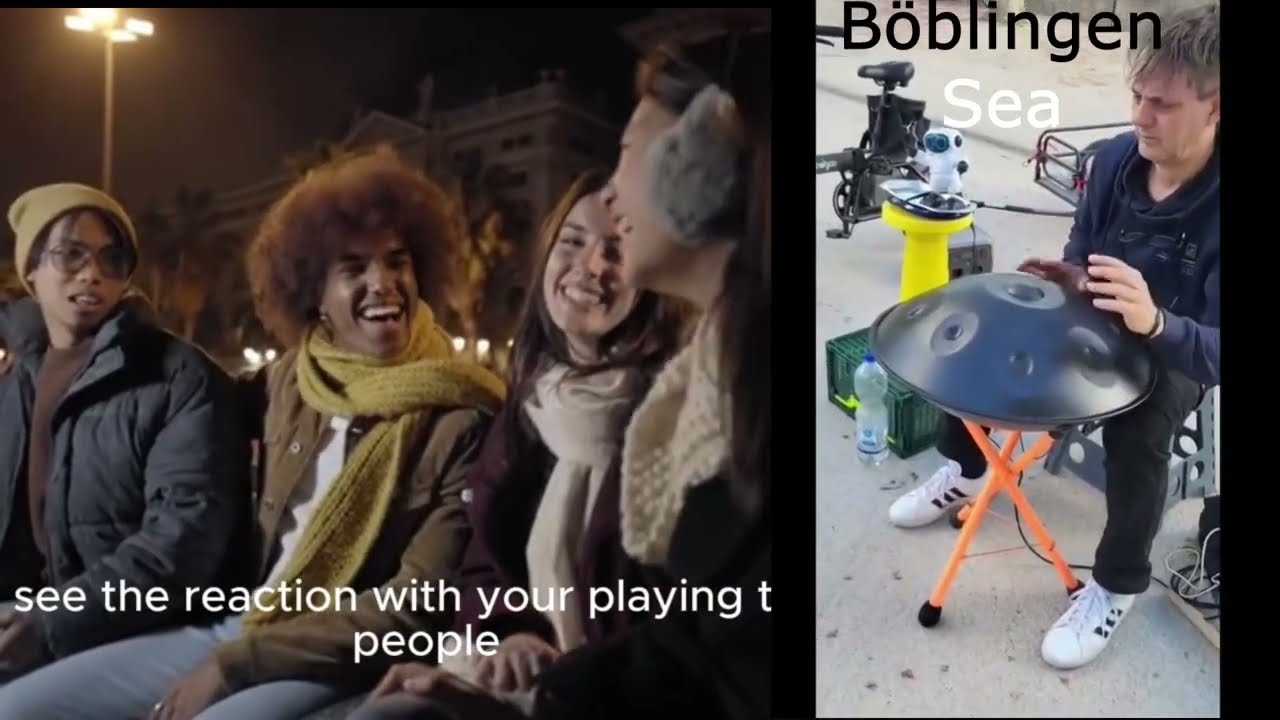 HANDPAN Busking Theme / by Marcel Asch / Street-Music-Art / ON A CHEAP "400" Euro HANDPAN