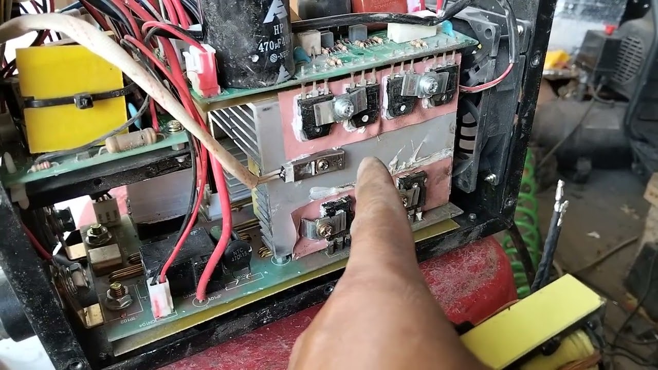 Servis mesin las lakoni gak keluar api dan lampu oc nyala